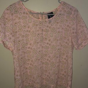 Pink Floral Shirt